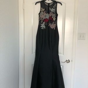 Black formal gown